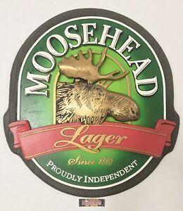 Moosehead Logo - Details about Vintage Moosehead Canadian Lager 3D Logo Beer Sign 24x22” -  Excellent RARE!