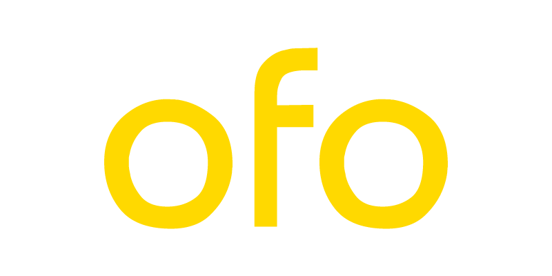 Ofo Logo - The letters in the ofo logo look like a person riding a bike. : aggies