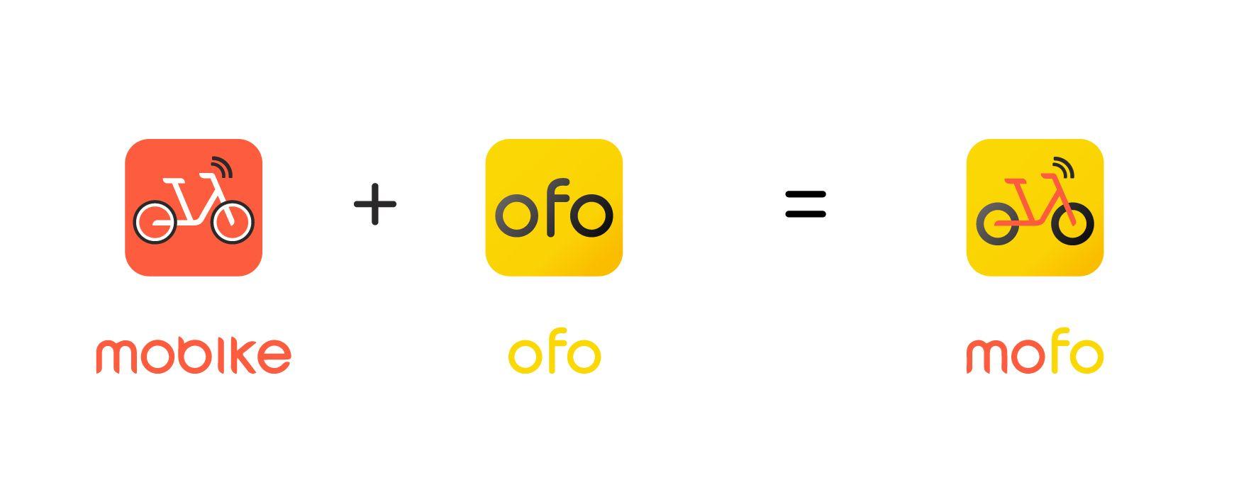 Ofo Logo - If ofo and Mobike merged, this could be their logo – PLTFRM品牌设计公司