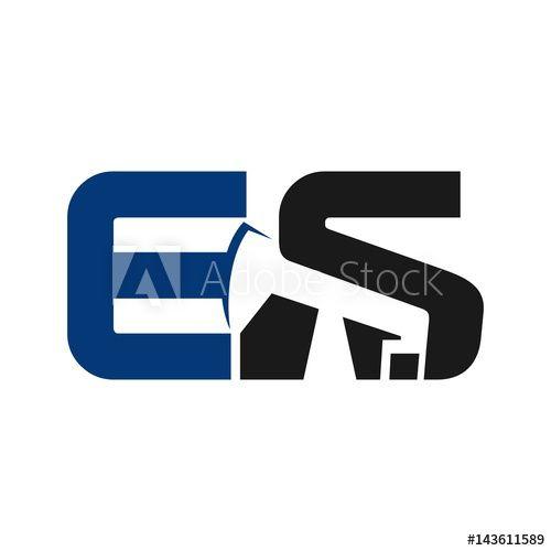 Drill Logo - e and s logo vector. rig and drill logo vector. this stock