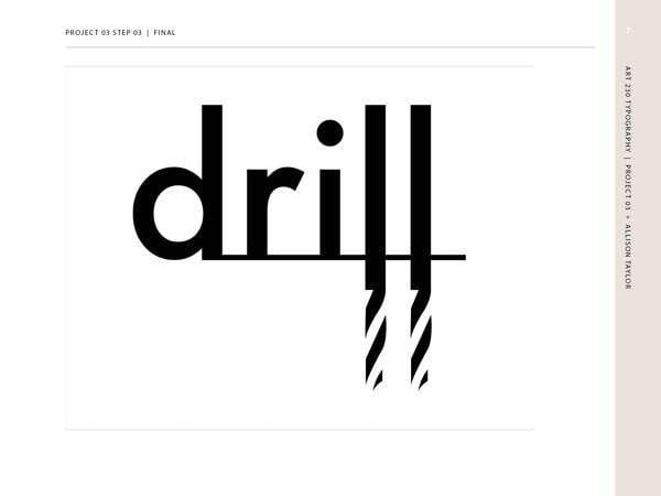 Drill Logo - drill logo by unknown. Logo Inspiration. Logos design, Typographic