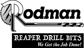 Drill Logo - Drill Bits, Burrs, Blades - Strongest on the planet - Rodman Drill