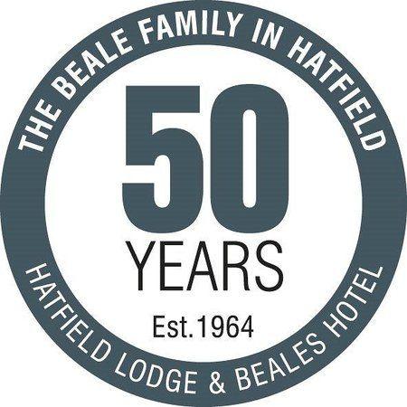 Beales Logo - Beales Hotel 50 years in Hatfield logo - Picture of Beales Hatfield ...