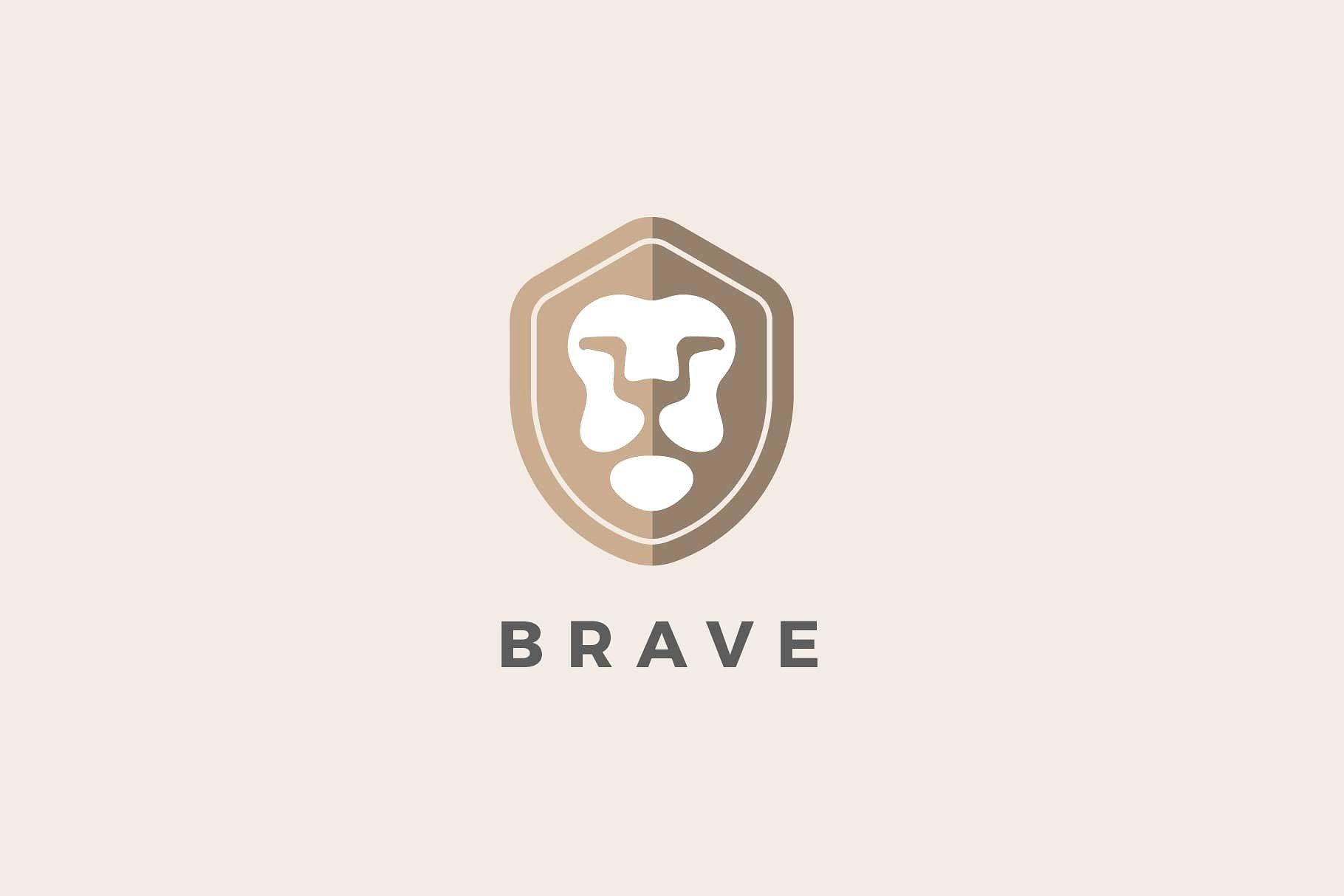 Scopri Logo - Lion Shield Logo by Nues Design on @creativemarket | Modern logo ...