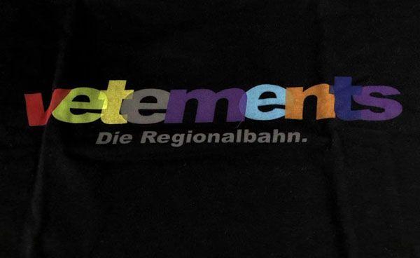 Vetements Logo - Vetements Metal Rainbow T-shirt