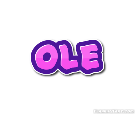 Ole Logo - Ole Logo. Free Name Design Tool from Flaming Text