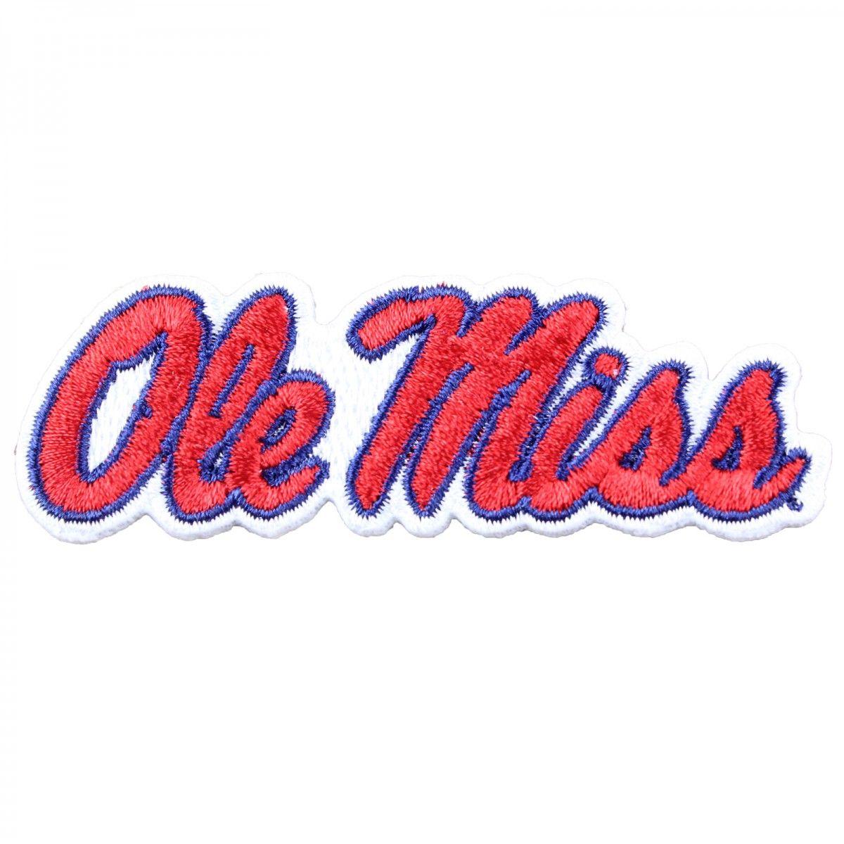 Ole Logo - Ole Miss Rebels Logo Iron On Embroidered Patch