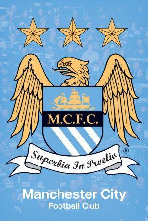 M.C.f.c Logo - Manchester City. The brilliantly designed crest with the eagle and ...