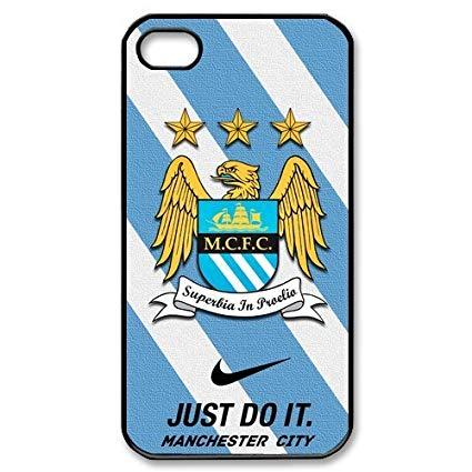 M.C.f.c Logo - Manchester City MCFC Logo IPhone 4 6 Plus Hard Cover Case Nike Just
