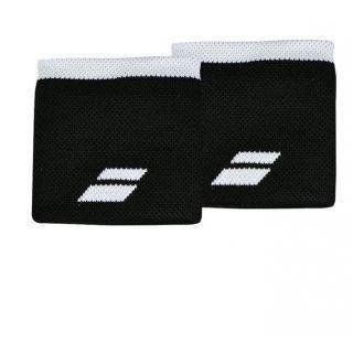 Babolat Logo - Babolat Logo Wristband (Black/White) $7.00