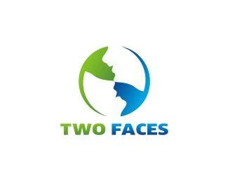 Faces Logo - TWO FACES Designed by kapinis | BrandCrowd