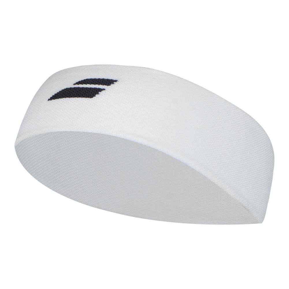 Babolat Logo - Amazon.com : Babolat Logo Headband (White/Black) : Sports & Outdoors