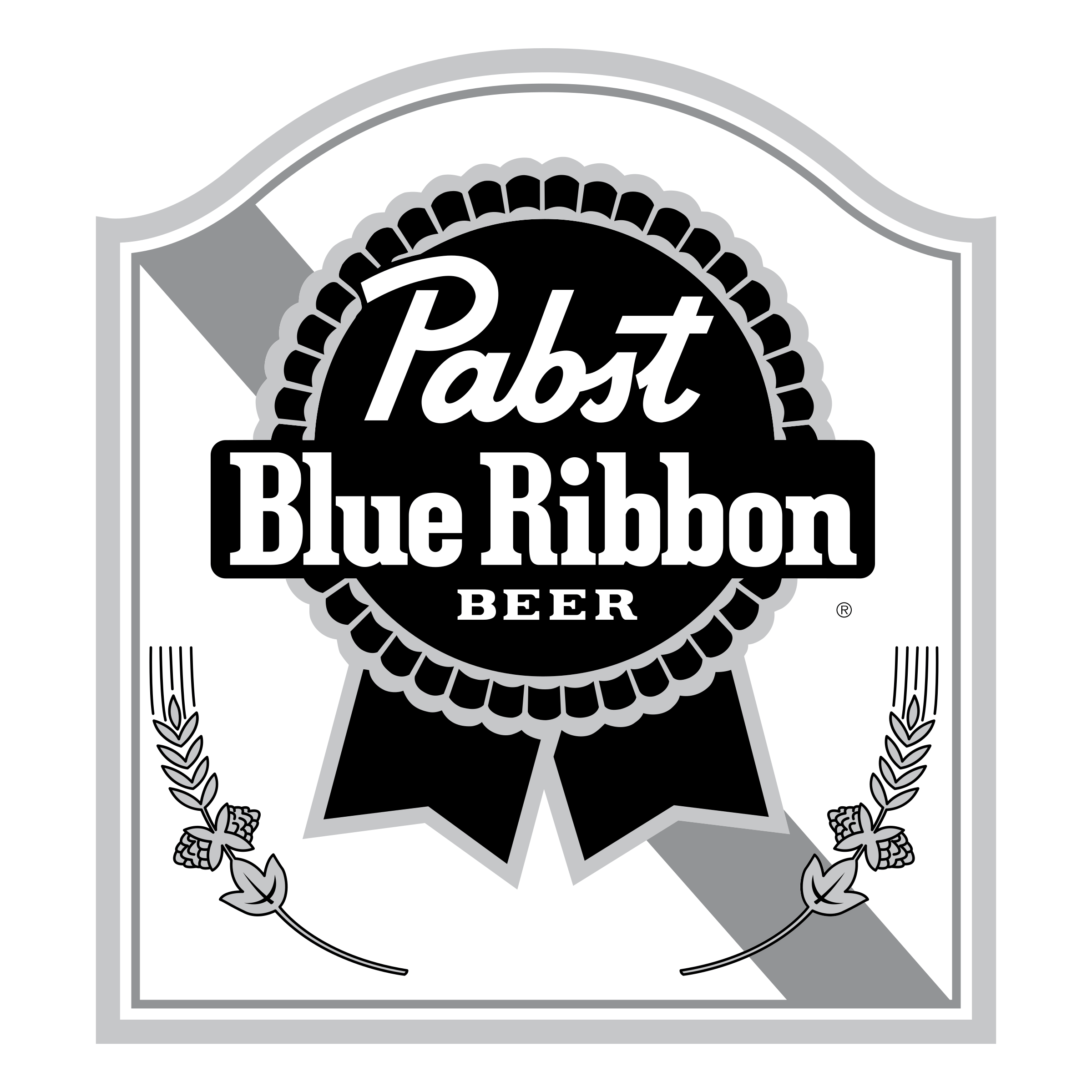 Pabst Logo - Pabst Blue Ribbon Logo PNG Transparent & SVG Vector - Freebie Supply