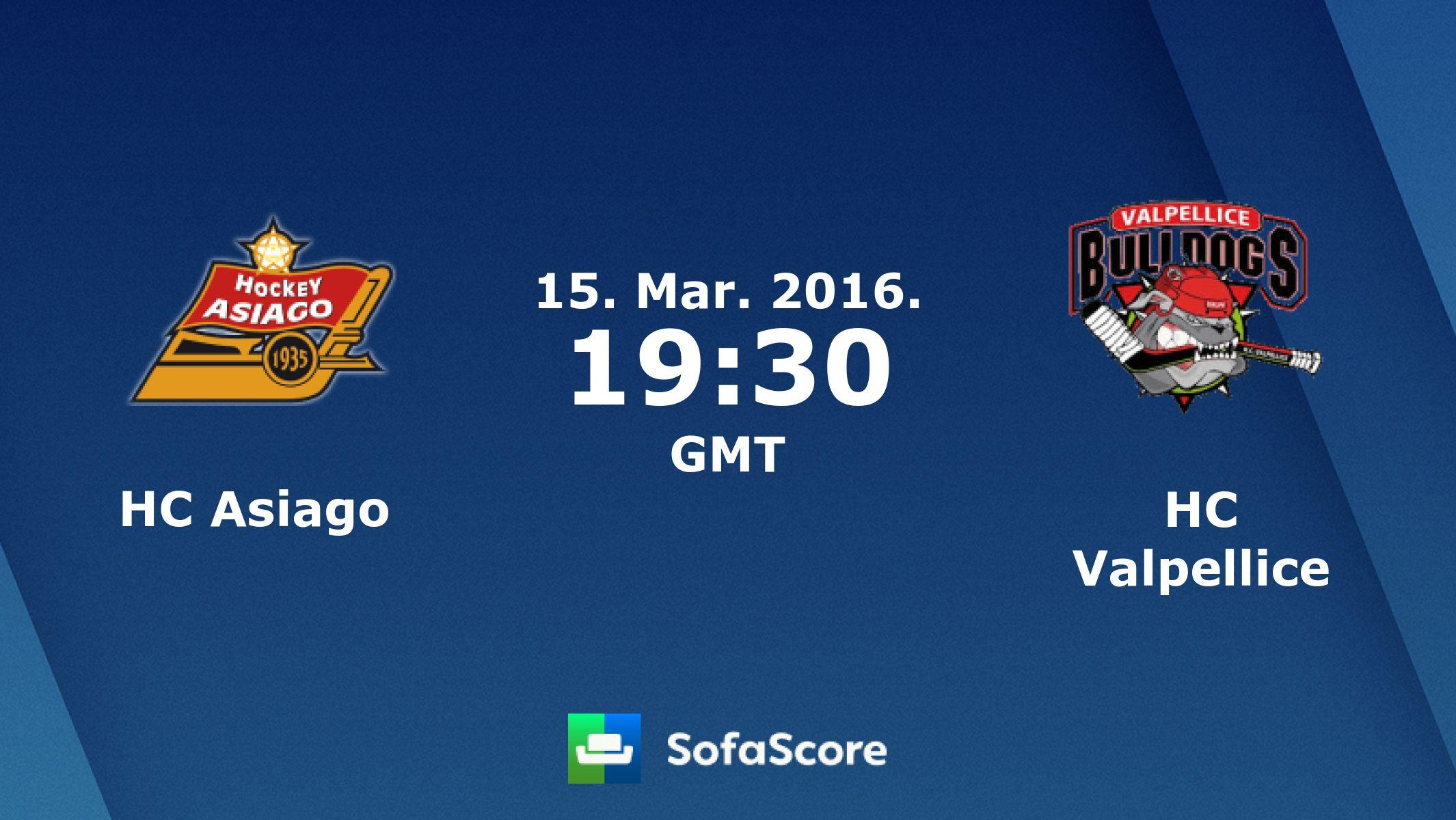 Asiago Logo - HC Asiago HC Valpellice live score, video stream and H2H results ...