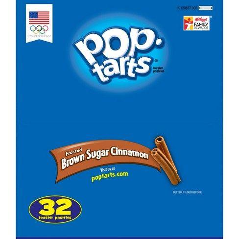 Pop-Tarts Logo - Pop Tarts Brown Sugar Cinnamon - 32ct/56.4oz - Kellogg's