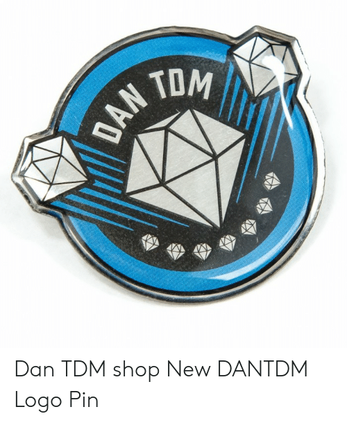 TDM Logo - An TOM Dan TDM Shop New DANTDM Logo Pin. Logo Meme on ME.ME
