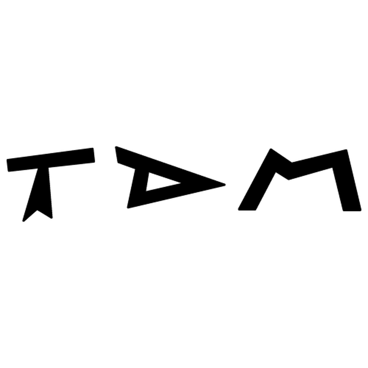 TDM Logo - 22495 Yamaha Tdm Logo Vinyl Decal