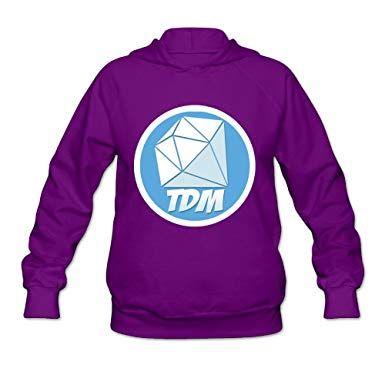 TDM Logo - Women's TheDiamondMinecart TDM Logo Hoodies: Clothing
