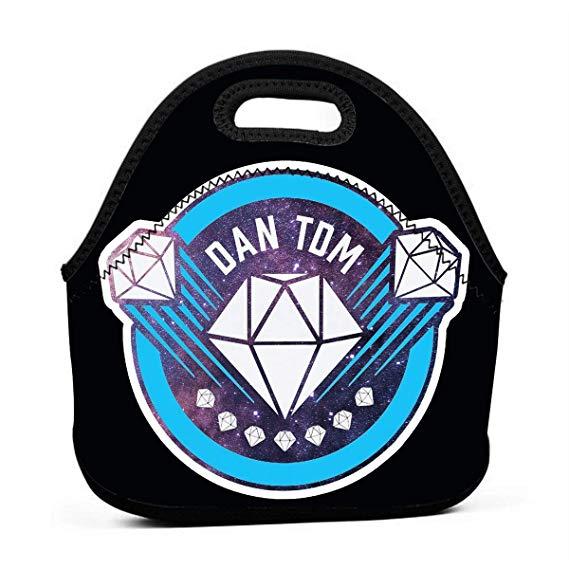 TDM Logo - Reusable Soft Lunch Tote for Work and School, Dan TDM