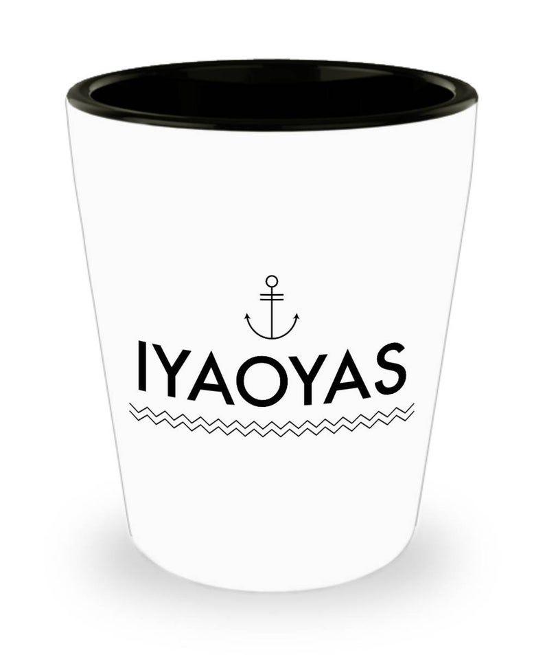 Iyaoyas Logo - IYAOYAS Shot Glass USN Navy Ordnance