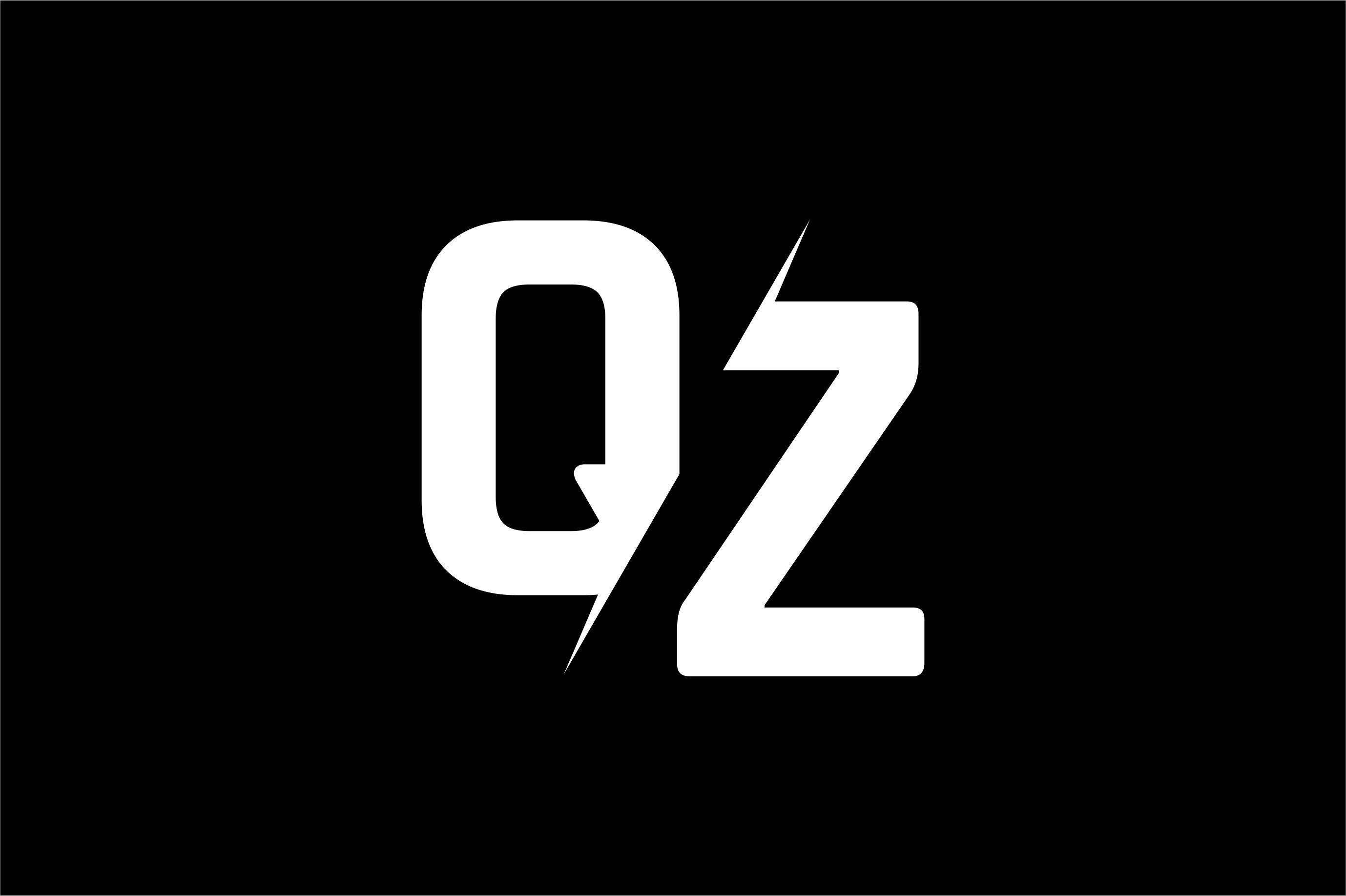Qz Logo - Monogram QZ Logo Design