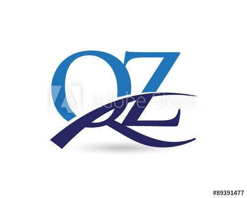 Qz Logo - QZ Logo Letter Swoosh this stock vector and explore similar