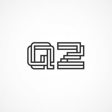 Qz Logo - Initial Letter Qz Logo Template Templates, 2 Design Templates for ...