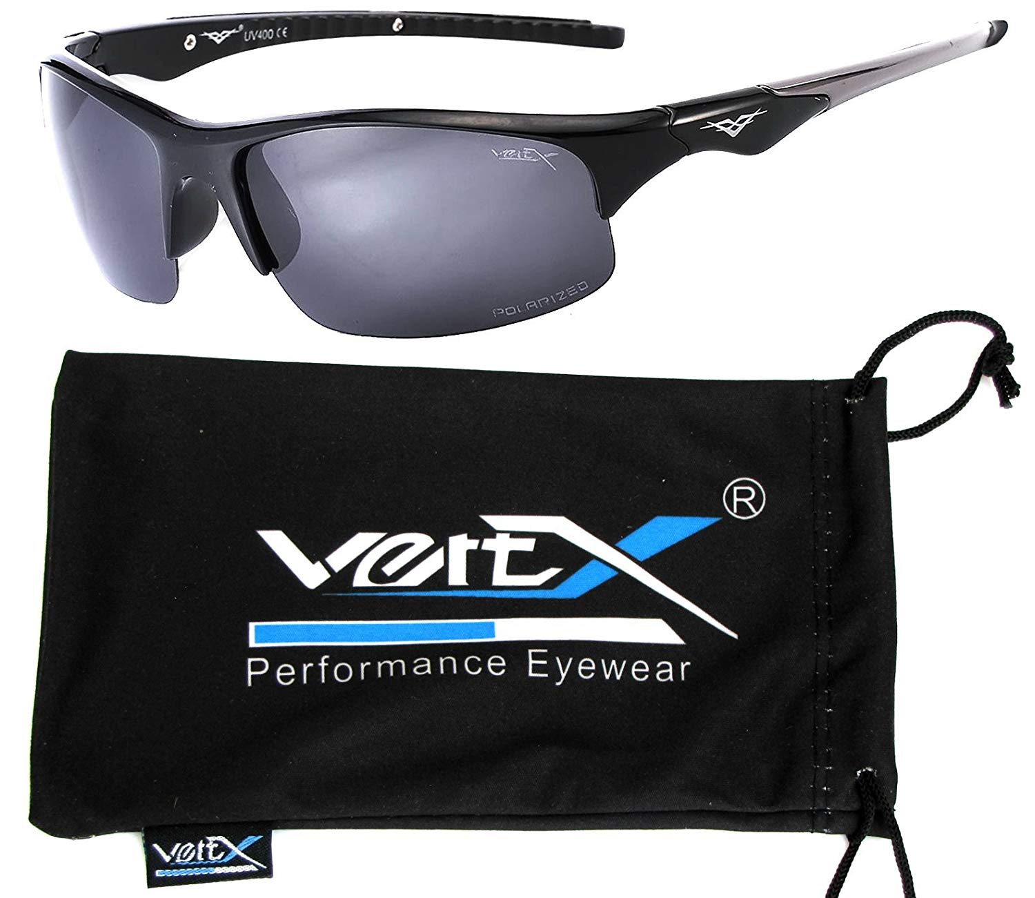 Vertx Logo - VertX Polarized Sunglasses Sport Cycling Running Outdoor W Free Microfiber Bag