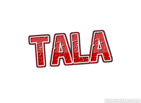 Tala Logo - Tala Logo. Free Name Design Tool from Flaming Text