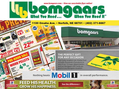 Bomgarrslogo Logo - Norfolk Sale Ads | Sales, Ads and Coupons in Norfolk, NE