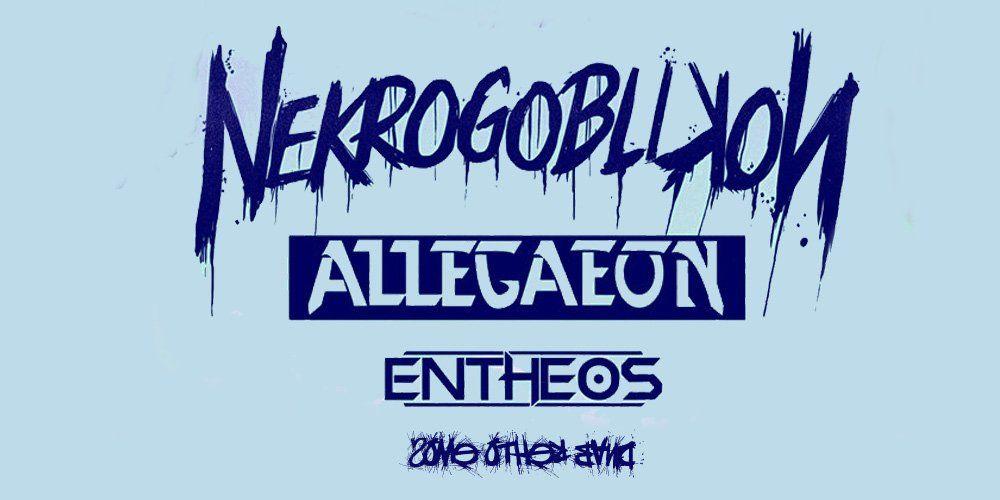 Nekrogoblikon Logo - Nekrogoblikon, Allegaeon, and Entheos to Tour with Some Other Band ...