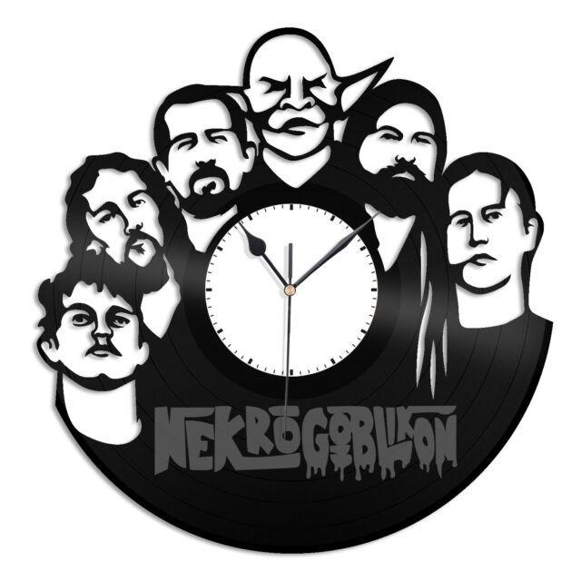 Nekrogoblikon Logo - Nekrogoblikon Vinyl Wall Art Clock Music Bands Musicians Unique Gift Home  Decor
