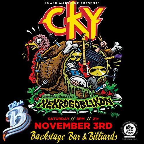 Nekrogoblikon Logo - CKY with Special Guests Nekrogoblikon – Tickets – Backstage Bar ...