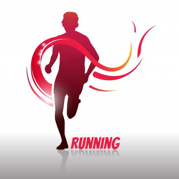 Runing Logo - Running man logo and symbol Vector | Premium Download