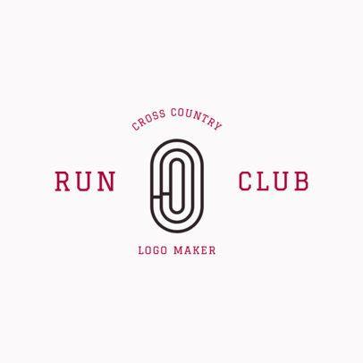 Runing Logo - Placeit Club Logo Template
