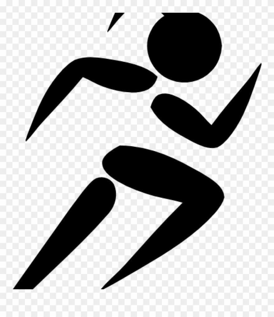 Runing Logo - Running Clipart Female Track Runner Clip Art Girl Running - Stick ...