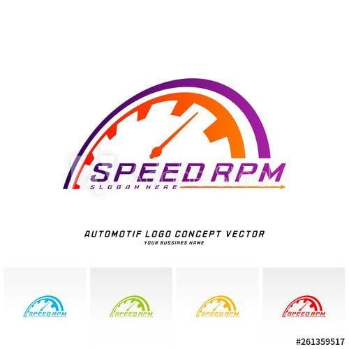 Speedometer Logo - Speed logo design vector. Fast Speedometer logo design template