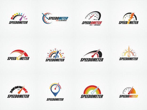 Speedometer Logo - Speedometer logo design icon template Vector | Premium Download