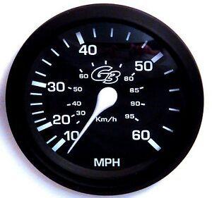 Speedometer Logo - Details About New Faria Generation Three G3 G 3 G 3 Logo 60 MPH Boat Speedometer Gauge Speedo