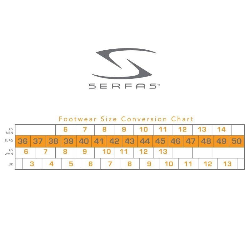 Serfas Logo - Serfas Shoe Size Chart