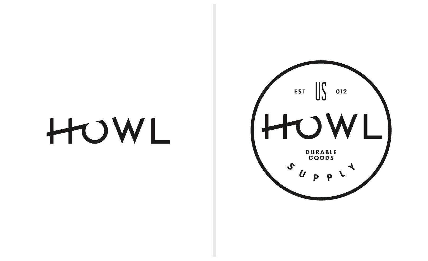 Howl Logo - contra brand mfg co. / the Works, life, and gospel of Brandon Todd
