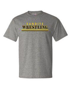 Sandite Logo - Sandite Wrestling - 29_SW Grey - Beefy-T Crewneck