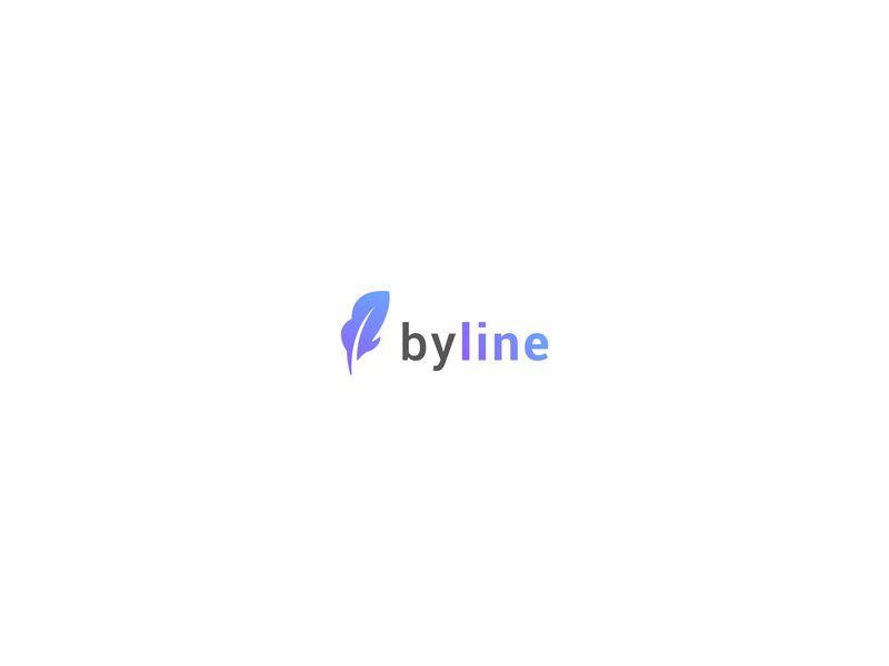 Byline Logo - ByLine Logo Design by elif kameşoğlu on Dribbble