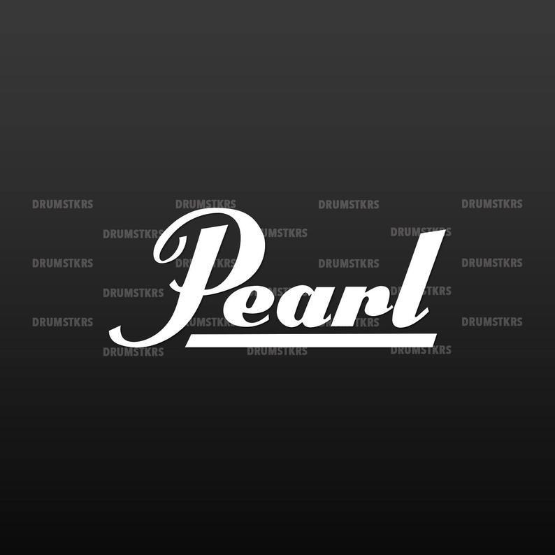 Drums Logo - Pearl Drums logo replacement for Bass Drum head