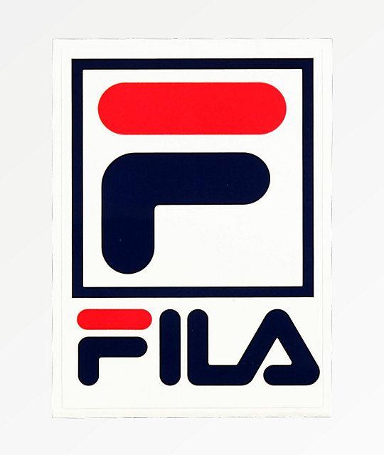 Zuimez Logo - FILA Logo White Sticker