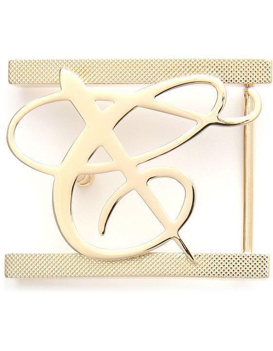 Canali Logo - Gold Colored Buckle With Logo