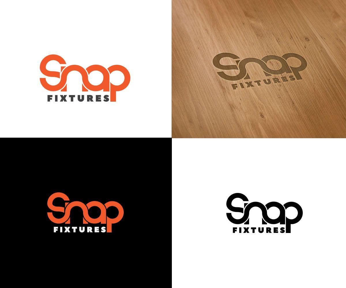 Fixtures Logo - Bold, Professional Logo Design for Snap Fixtures