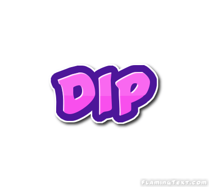 Dip Logo - Dip Logo | Free Name Design Tool from Flaming Text