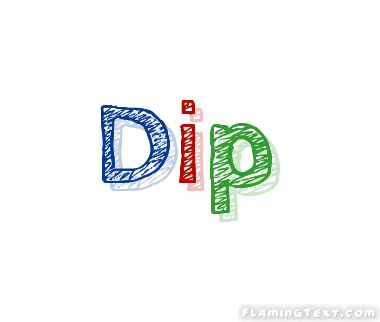 Dip Logo - Dip Logo. Free Name Design Tool from Flaming Text