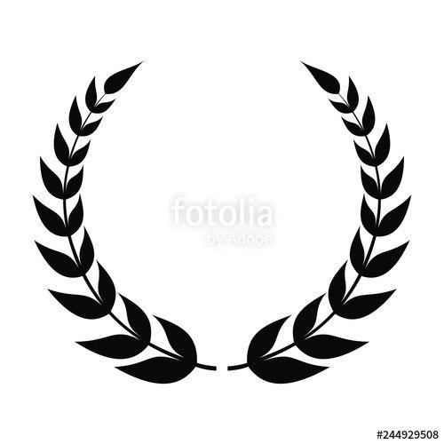 Laurel Logo - Laurel wreath icon. Emblem made of laurel branches. Laurel leaves